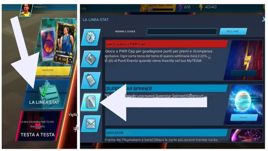 Come riscattare i codici in NBA 2K Mobile