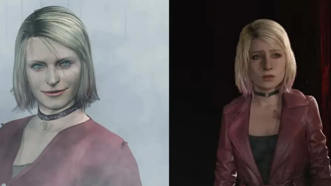 Confronto tra i modelli dei personaggi del remake di Silent Hill 2