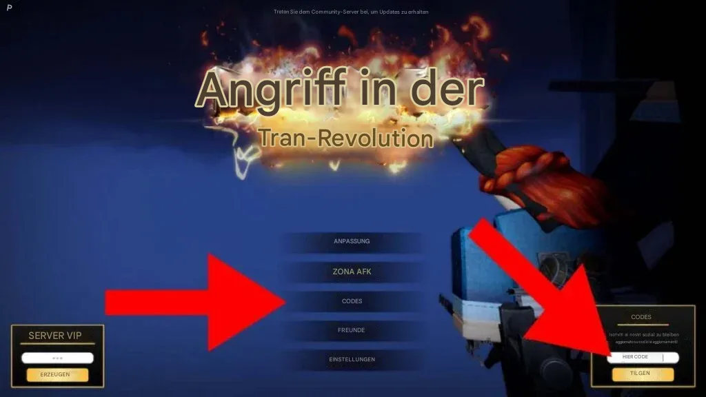 Attack on Titan Revolution (AOTR) Codes (August 2025) 2 So lösen Sie Codes in Attack on Titan Revolution ein