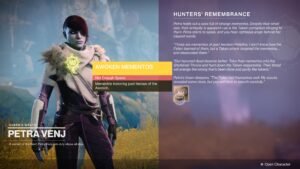 Awoken Mementos In Destiny 2