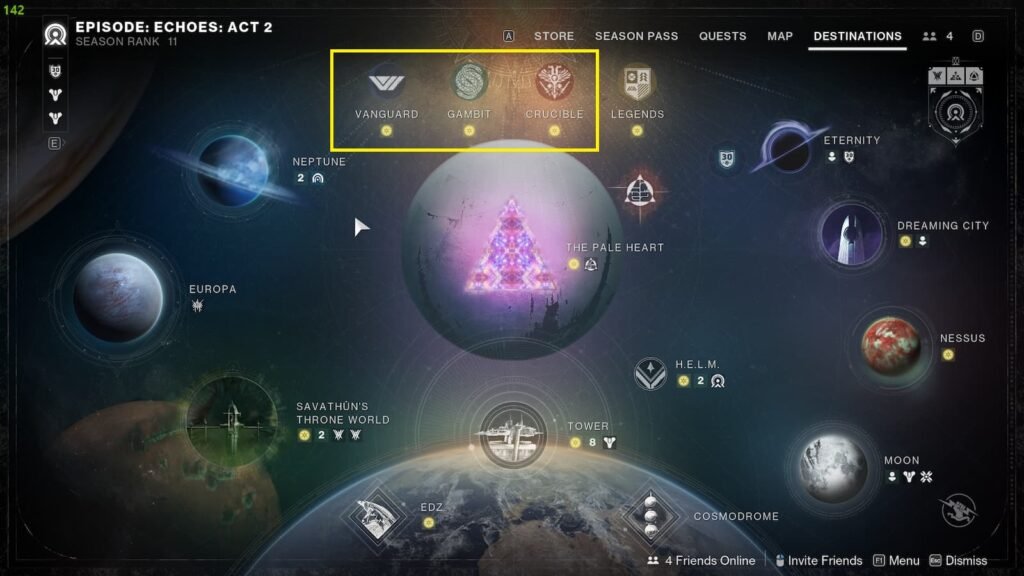 Cosa sono le attività rituali in Destiny 2?