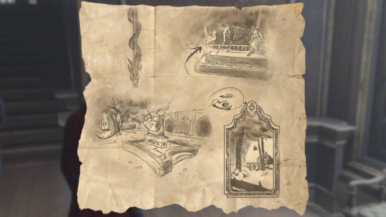 Hogwarts Legacy Tesoro nel Castello La Mappa di Arthur