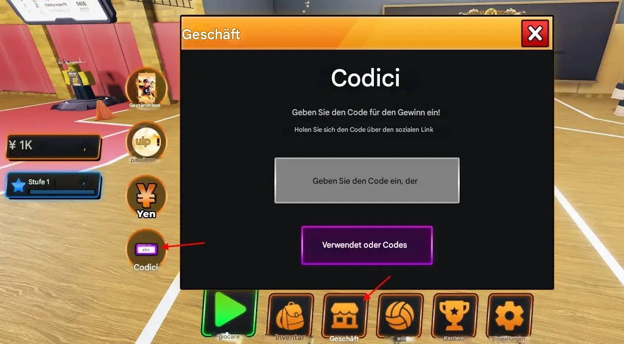 Volleyball Legends Codes (August 2025) 2 So lösen Sie Volleyball Legends-Codes ein