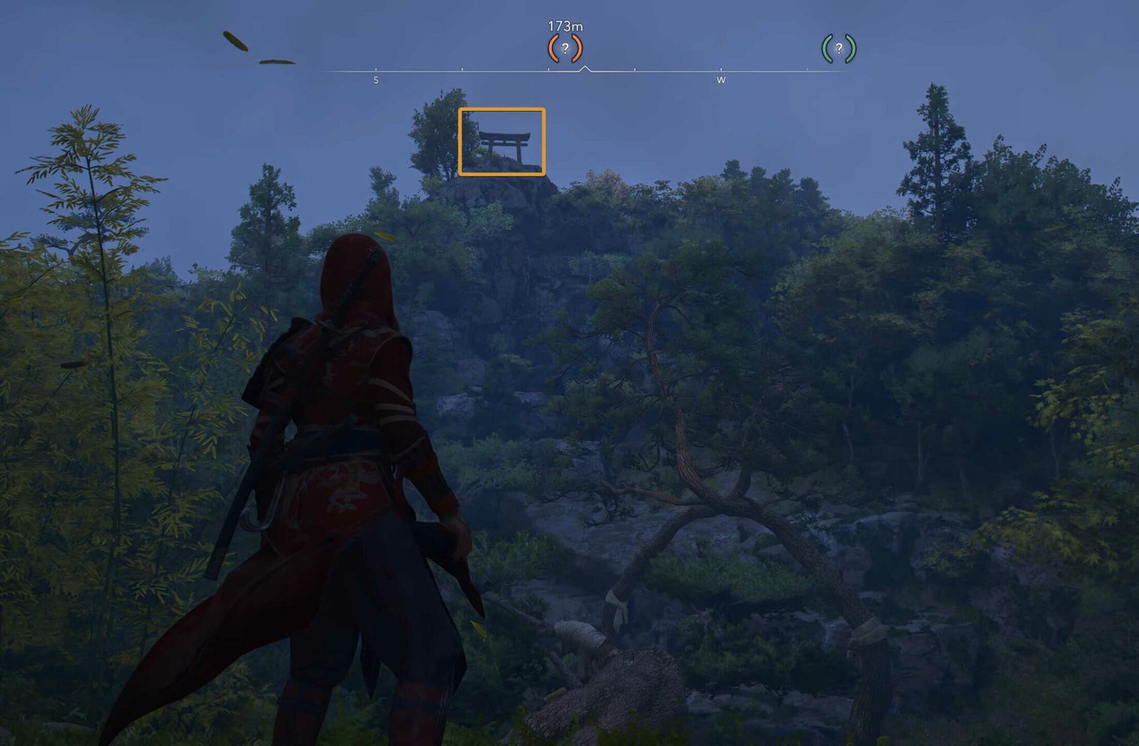 Posizioni Kuji-Kiri in Assassin’s Creed Shadows 24 A ovest di Kaya Shrine, su Mount Kasagata. Per raggiungerlo, usa il rampino due volte per attraversare le rocce