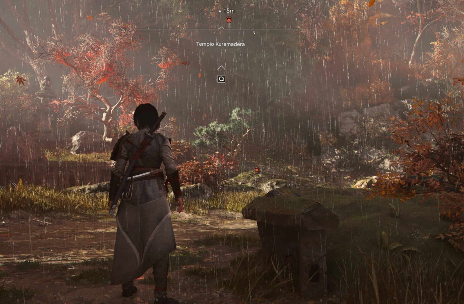 Posizioni Kuji-Kiri in Assassin’s Creed Shadows 18 Accanto a un piccolo stagno a nord del tempio, in Genbu Highlands