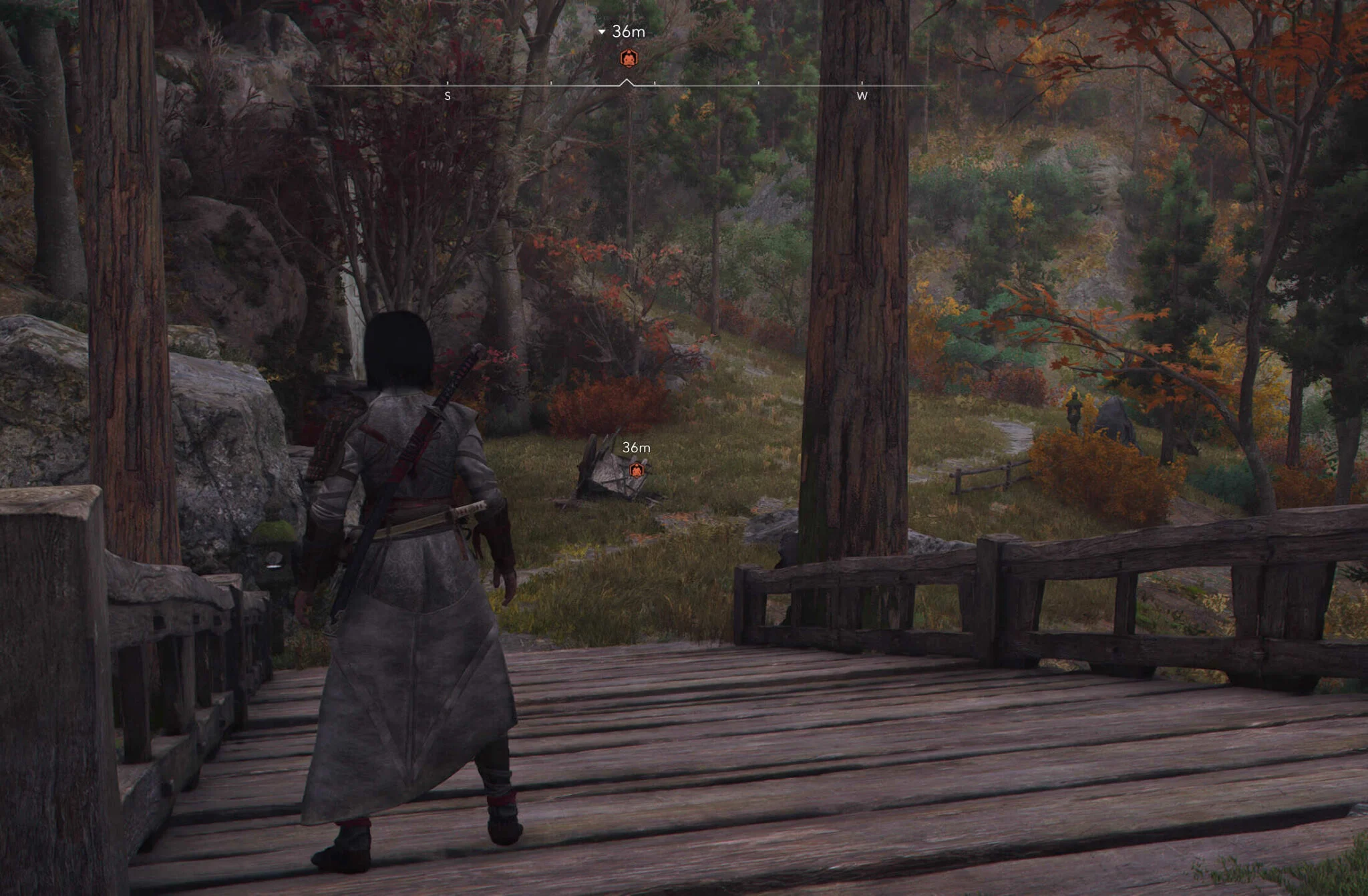 Posizioni Kuji-Kiri in Assassin’s Creed Shadows 29 Di fronte a una grande scultura di Buddha nella pietra, a Nabari Wilds