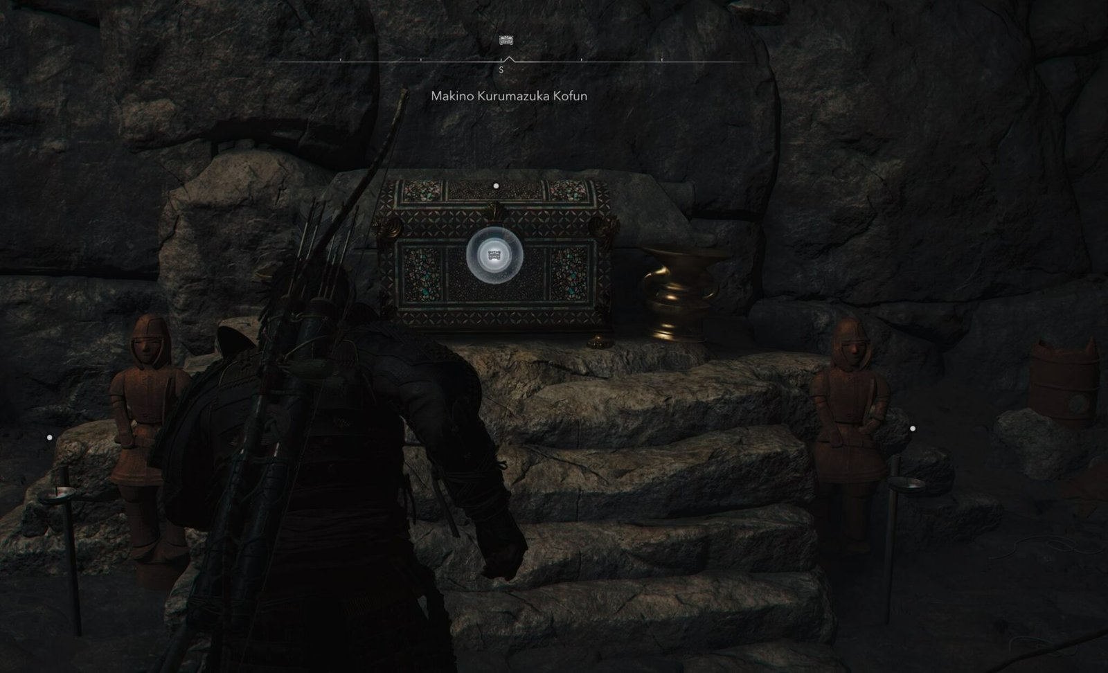 Assassin’s Creed Shadows: Guida al Makino Kurumazuka Kofun 20 Entra nell'ultima stanza per ottenere l'Arco Leggendario- Blush of the Earth.