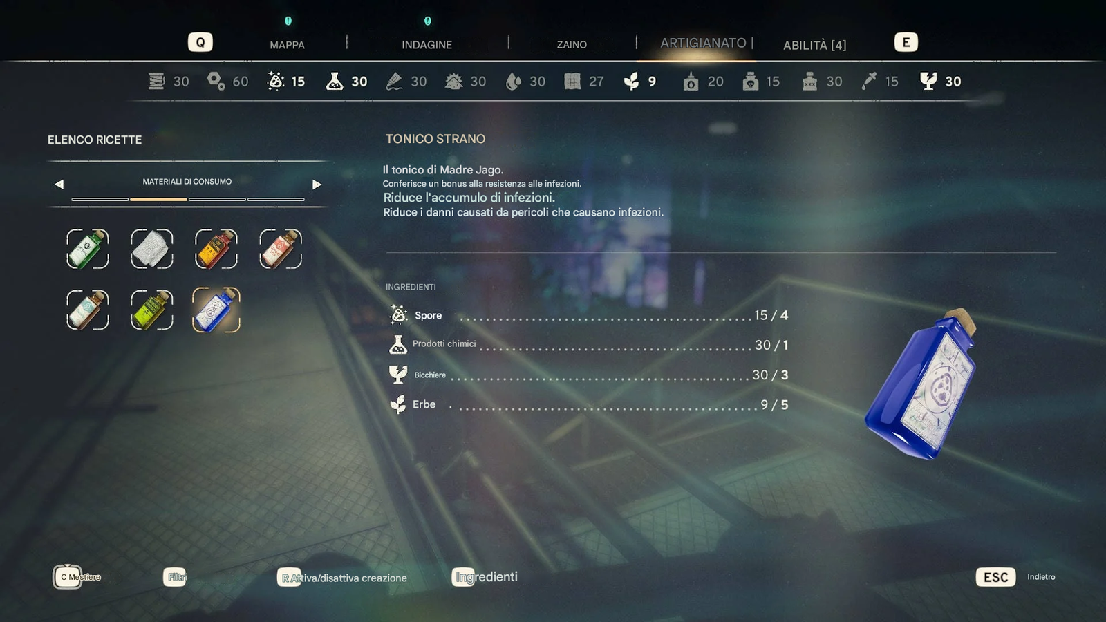 Guida al Crafting e agli Sblocchi in Atomfall 3 Gli oggetti possono essere creati su richiesta in qualsiasi momento, a patto che tu abbia i materiali di creazione necessari nel tuo inventario.