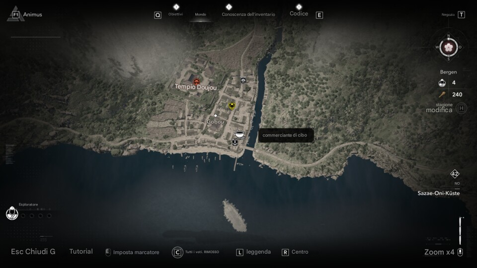 Assassin’s Creed Shadows: Tutti i 16 Piatti Regionali per Chef Hong 12 Kai Awabi (Carne di Abalone) – Gobou, Kii
