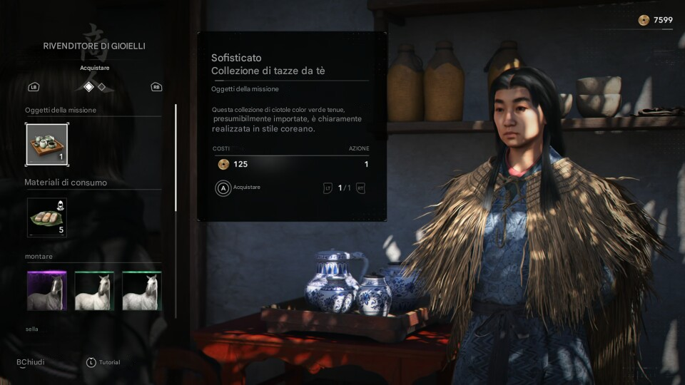 Assassin’s Creed Shadows – Guida alle Ciotole da Tè per Rikyu (Posizioni delle Ciotole da Tè) 7 Questa collezione di ciotole color verde tenue, presumibilmente importate, è chiaramente realizzata in stile coreano.