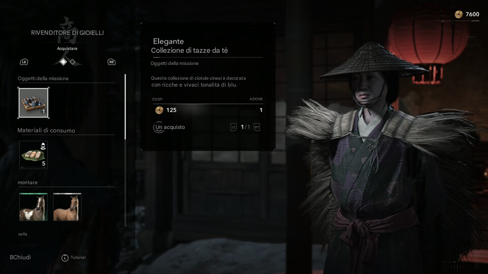 Assassin’s Creed Shadows – Guida alle Ciotole da Tè per Rikyu (Posizioni delle Ciotole da Tè) 9 Questa collezione di conchiglie cinesi è decorata con ricche e luminose tonalità di blu.