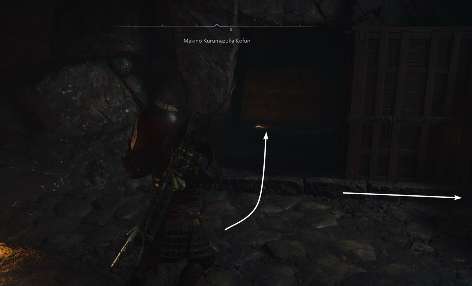 Assassin’s Creed Shadows: Guida al Makino Kurumazuka Kofun 18 Sposta la cassa a sinistra