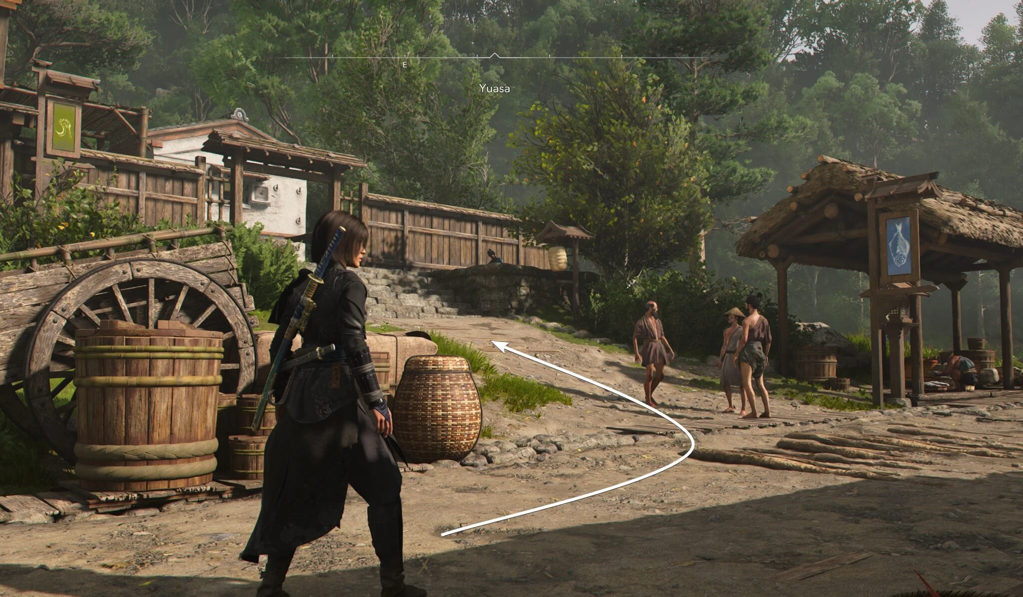 Aiuta Junjiro a Preparare la Zuppa per Sorin – Assassin’s Creed Shadows 2 Yuasa, nella regione di Sazae Oni Shores, sud-ovest di Kii