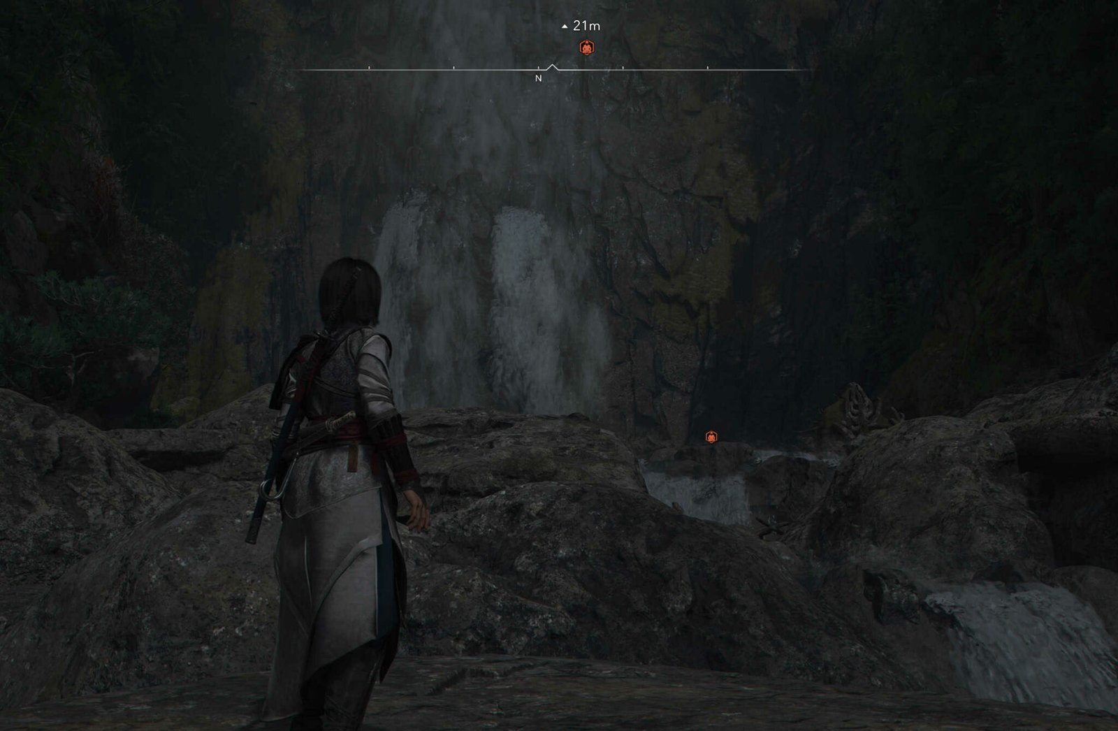 Posizioni Kuji-Kiri in Assassin’s Creed Shadows 43 lla base della cascata Nachi Falls, oltre il santuario Kumano Nachi Taisha