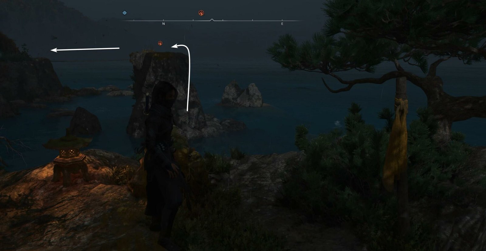 Come ottenere gli abiti da Assassino Nero in Assassin’s Creed Shadows 10 si trova in un forziere alla fine del Sentiero degli Eletti