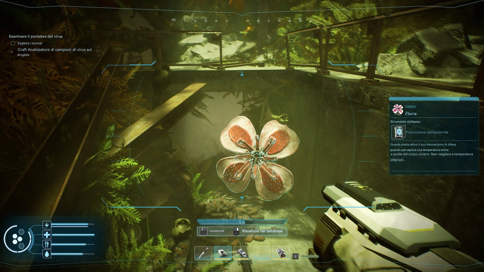 Guida alla Missione: Laboratorio di Underdust in Forever Skies 7 Scansiona l’Icedew Flower