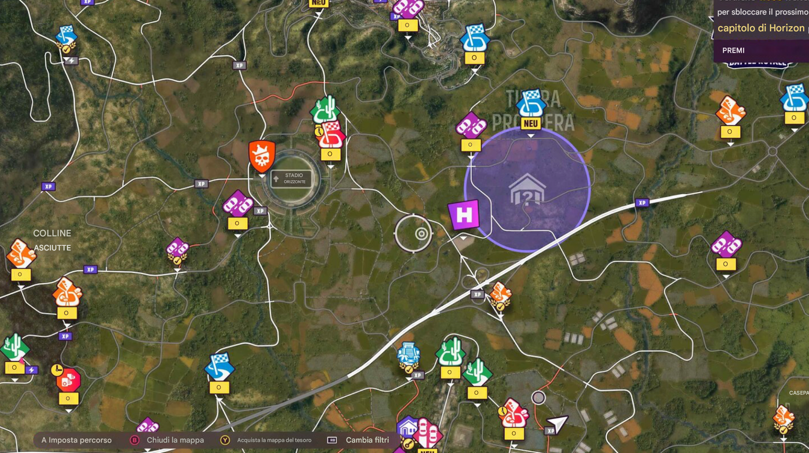 Forza Horizon 5 - Tutte le 14 posizioni dei fienili 20 Mappa del Ford F-100 (1956)