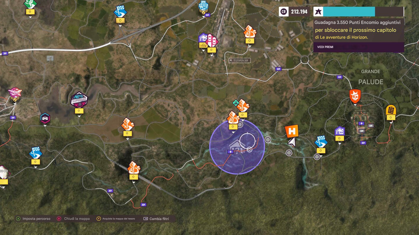 Forza Horizon 5 - Tutte le 14 posizioni dei fienili 29 Mappa del GMC Jimmy (1970)