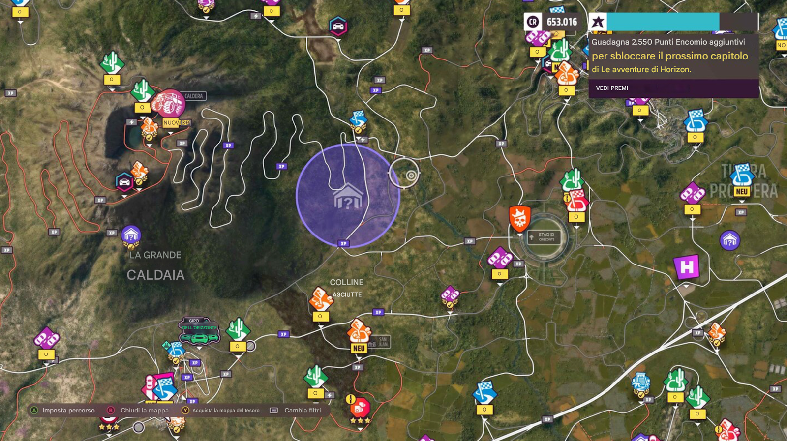 Forza Horizon 5 - Tutte le 14 posizioni dei fienili 35 Mappa della Porsche 911 Carrera RS (1973)