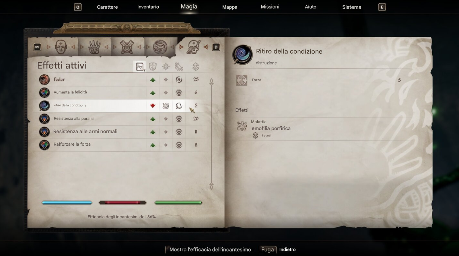 Come Diventare o Curare il Vampirismo in Oblivion Remastered 3 Per gli effetti attivi, vengono elencati solo gli effetti stessi; puoi vederne l'origine nei dettagli.