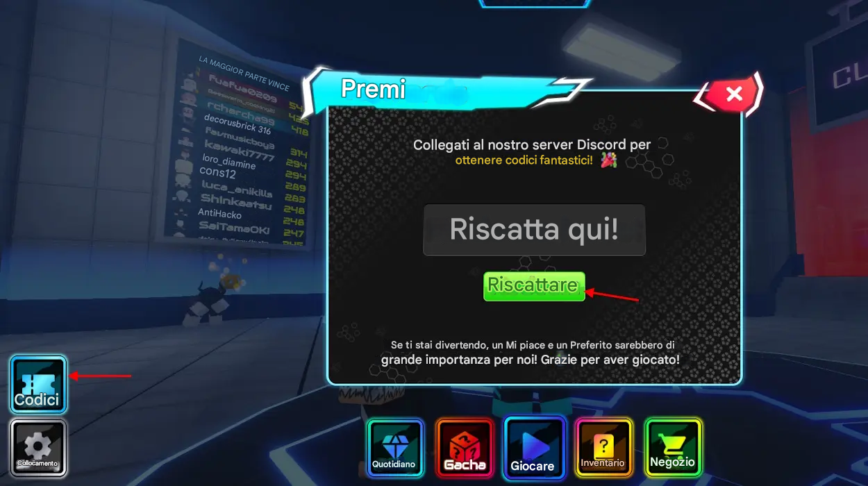 Codici Project Egoist (Giugno 2025) 2 Come Riscattare i Codici di Project Egoist