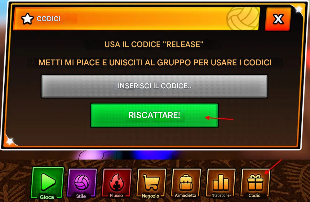 Codici Volleyball Zero (Giugno 2025) 2 Come riscattare i codici di Volleyball Zero