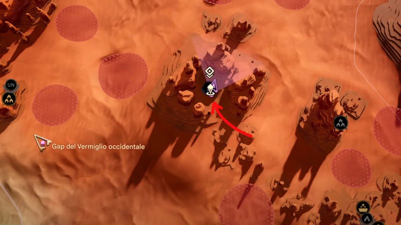 Luoghi degli Istruttori del Planetologo in Dune Awakening – Base e Avanzato 5 Gap del Vermiglio occidentale