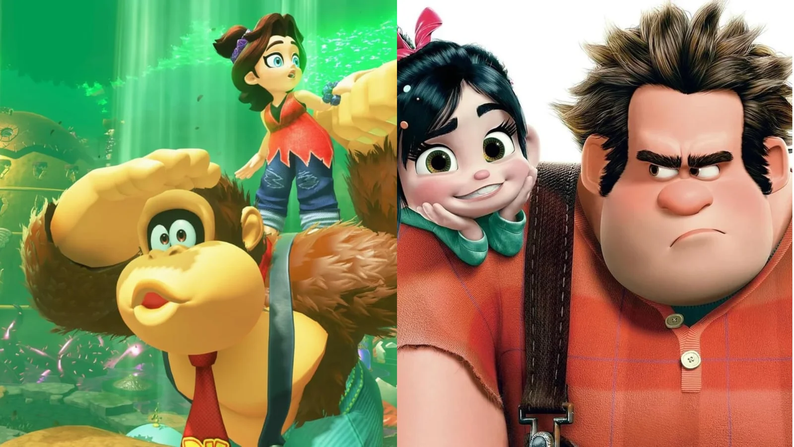 Switch 2: Donkey Kong Bananza ricorda Ralph e Vanellope 1 Switch 2- Donkey Kong Bananza ricorda Ralph e Vanellope