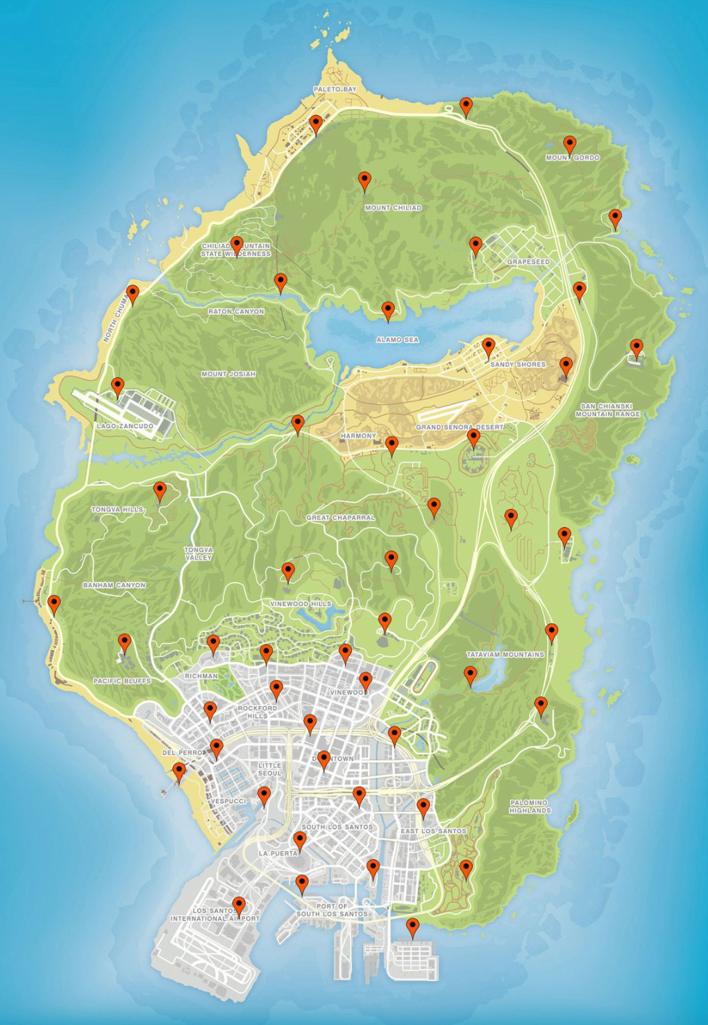 GTA Online: Tutte le 50 postazioni dei Jammer di segnale 2 Tutte le 50 posizioni dei Jammer di segnale