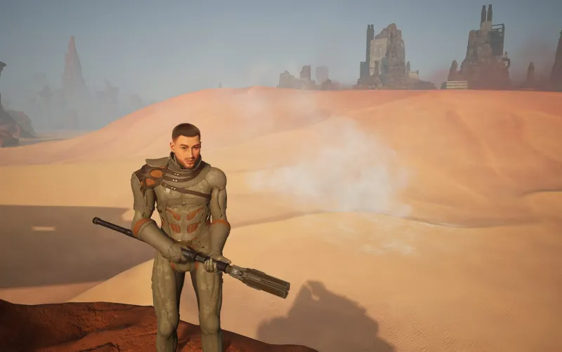 raccolta della Sabbia Fine in Dune Awakening