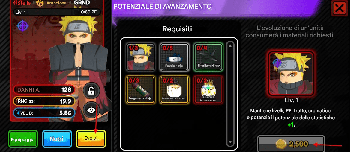 All Star Tower Defense X: Come Ascedere o Evolvere le Unità 2 Come Evolvere in ASTDX