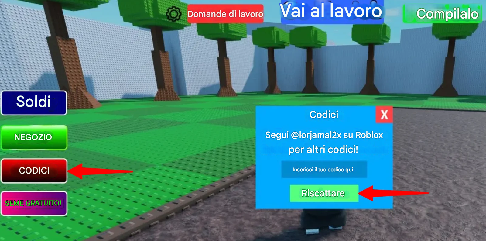 Codici Roblox Grow a Job (Agosto 2025) 2 Come Riscattare i Codici Grow a Job
