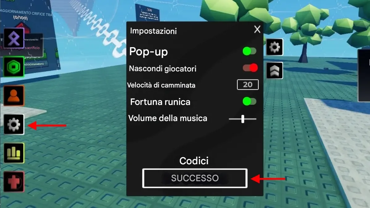 Come riscattare i codici su Luck Incremental