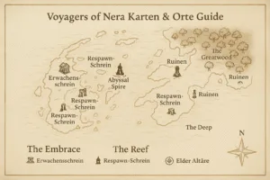Voyagers of Nera Karten & Orte Guide