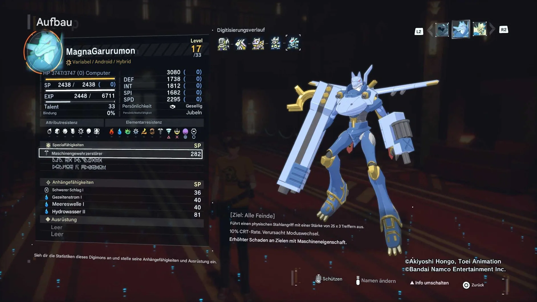 Früher Zugriff auf Agunimon und Lobomon in Digimon Story- Time Stranger