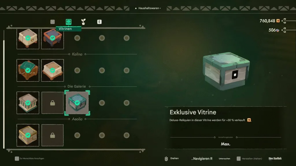 Moonlighter 2 Furniture Guide | Vitrinen, Möbel und Dekorationen