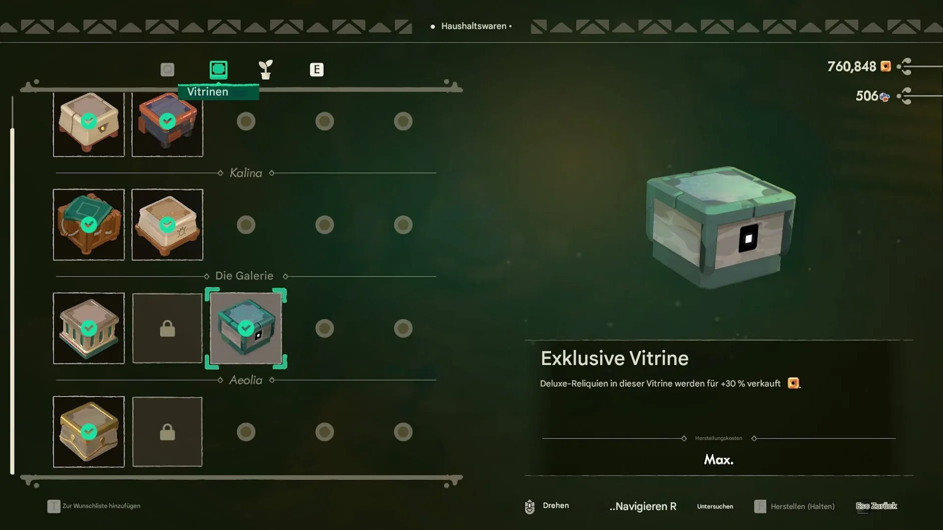 Moonlighter 2 Furniture Guide | Vitrinen, Möbel und Dekorationen