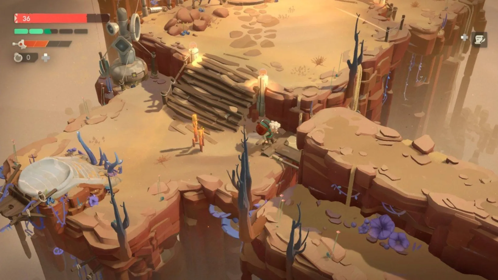 Versteckter Schatz in der Wüste